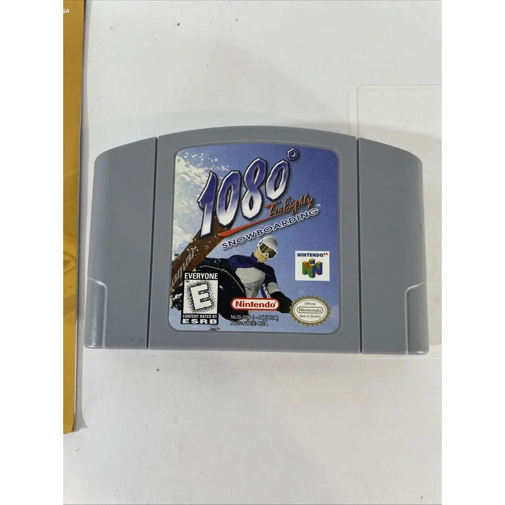 1080 Snowboarding Nintendo 64 N64 Game w/ Manual Tested Authentic
